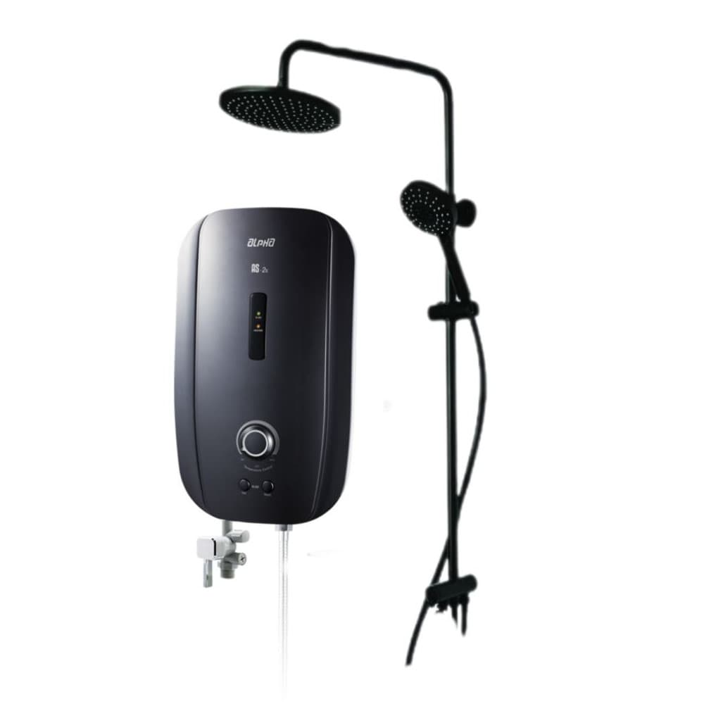 Alpha shower heater color Black AS2E without pump