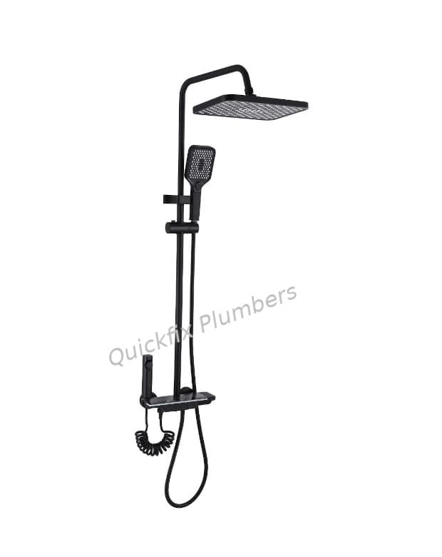 Brimix shower mixer black
