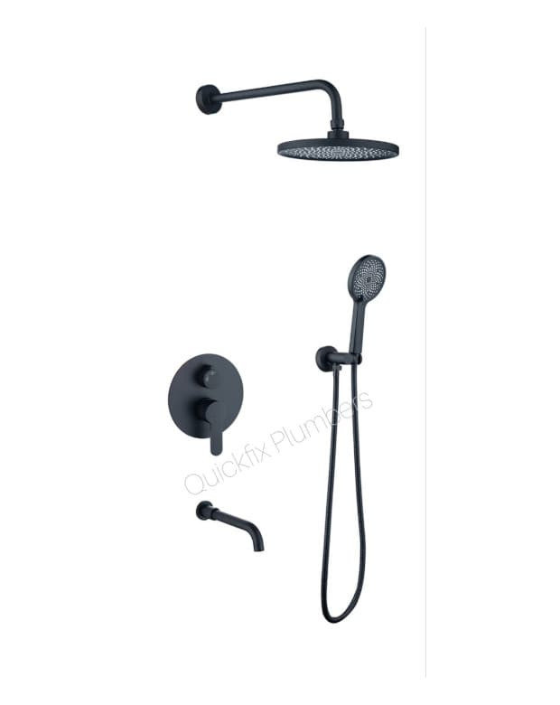 Built-in Shower mixer 5 way, Matt black : K-8419H
