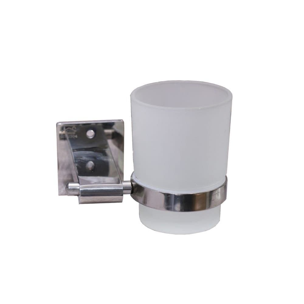 Premium Slim Square Toothbrush Tumbler Holder - Elegant Bathroom Accessory