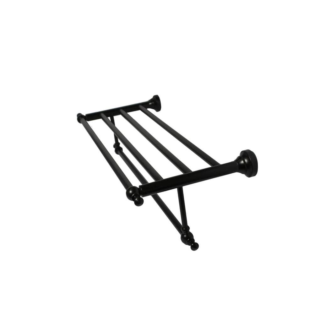 Black Towel Rack - Stylish Bathroom Storage